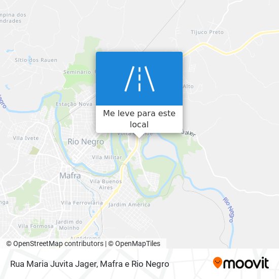 Rua Maria Juvita Jager mapa