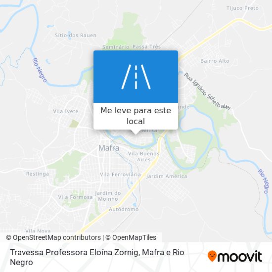 Travessa Professora Eloína Zornig mapa