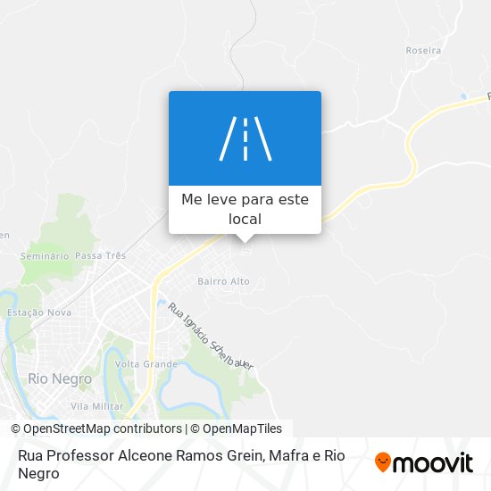 Rua Professor Alceone Ramos Grein mapa