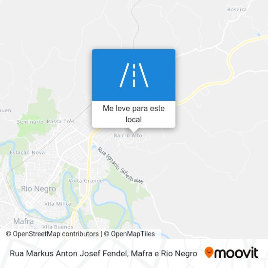 Rua Markus Anton Josef Fendel mapa