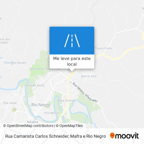 Rua Camarista Carlos Schneider mapa