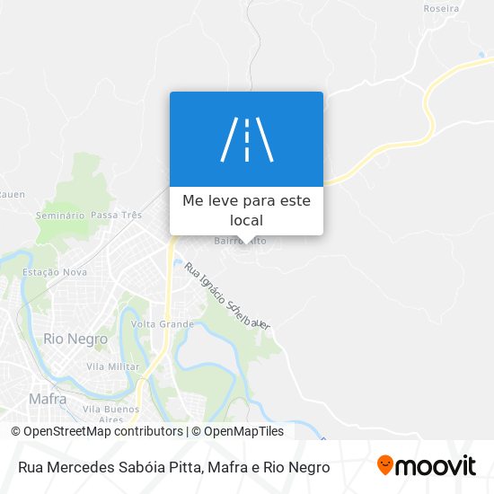 Rua Mercedes Sabóia Pitta mapa