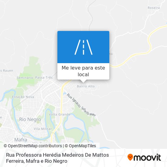 Rua Professora Herédia Medeiros De Mattos Ferreira mapa