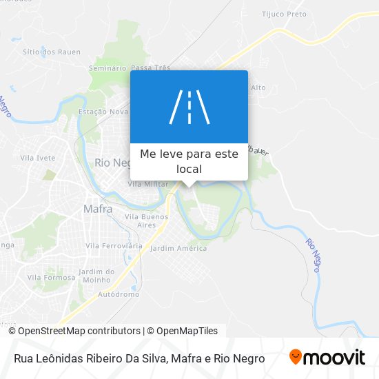 Rua Leônidas Ribeiro Da Silva mapa
