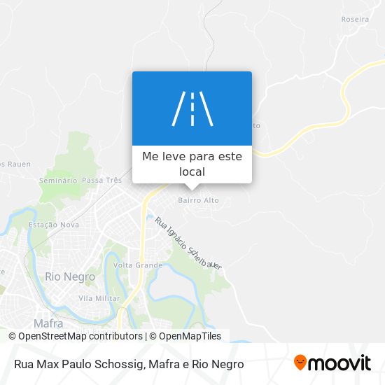 Rua Max Paulo Schossig mapa
