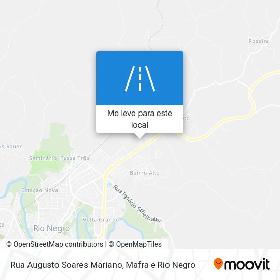 Rua Augusto Soares Mariano mapa