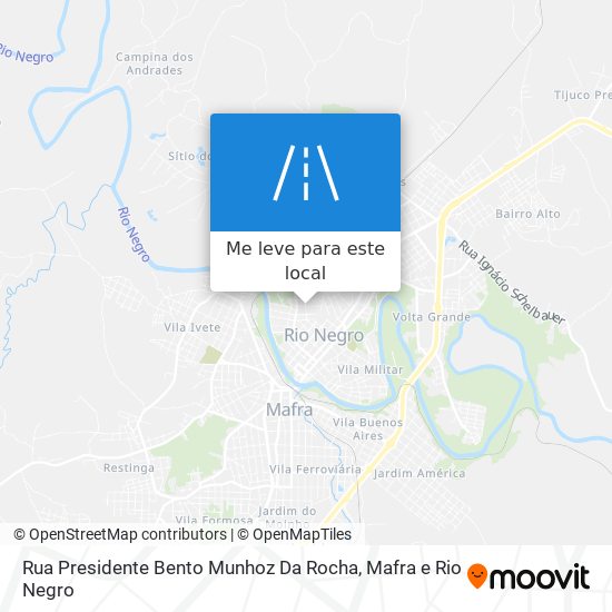 Rua Presidente Bento Munhoz Da Rocha mapa