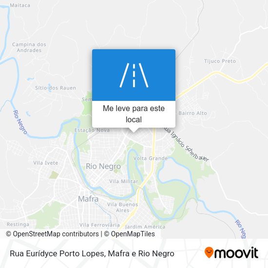 Rua Eurídyce Porto Lopes mapa