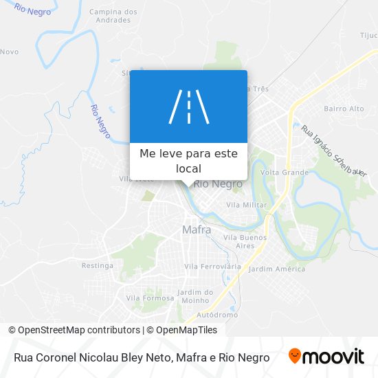 Rua Coronel Nicolau Bley Neto mapa