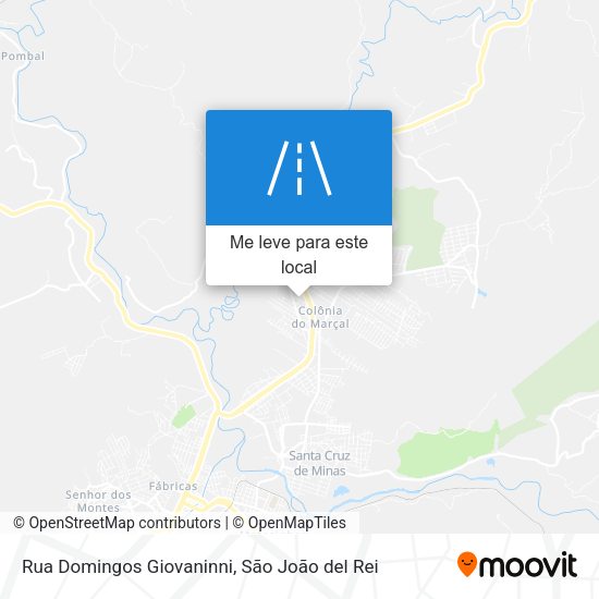 Rua Domingos Giovaninni mapa