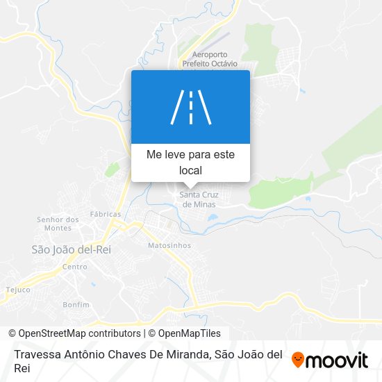 Travessa Antônio Chaves De Miranda mapa
