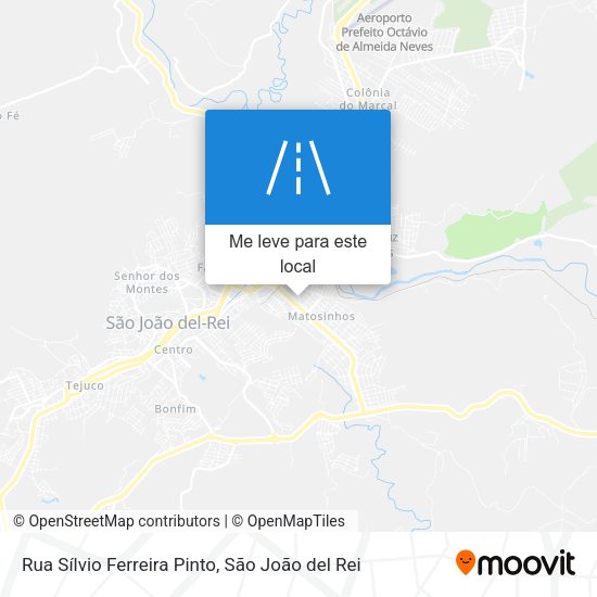 Rua Sílvio Ferreira Pinto mapa