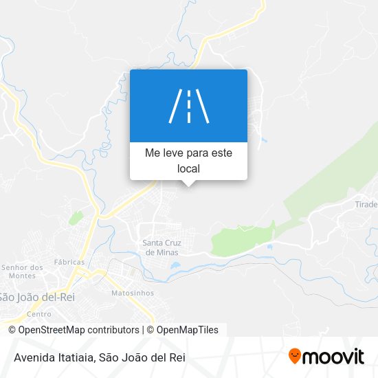 Avenida Itatiaia mapa