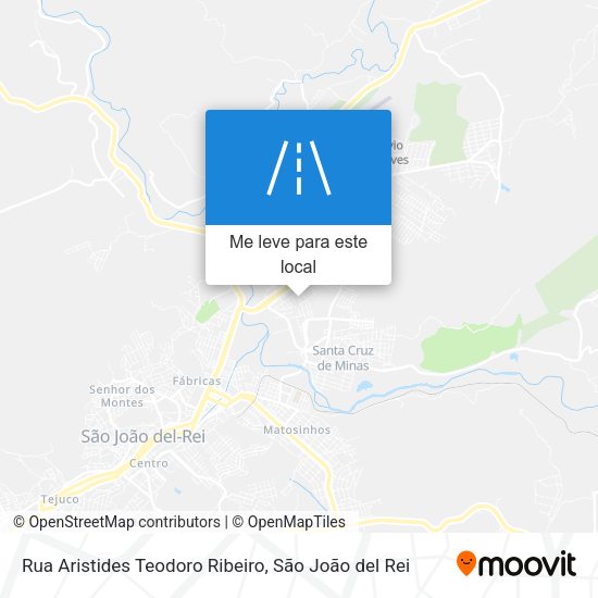 Rua Aristides Teodoro Ribeiro mapa