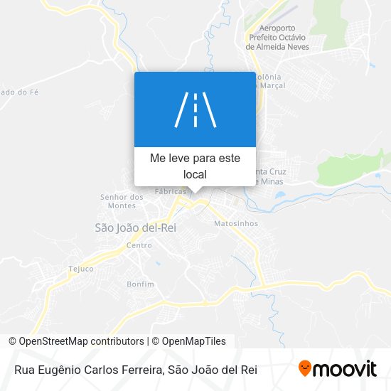 Rua Eugênio Carlos Ferreira mapa