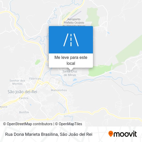 Rua Dona Marieta Brasilina mapa