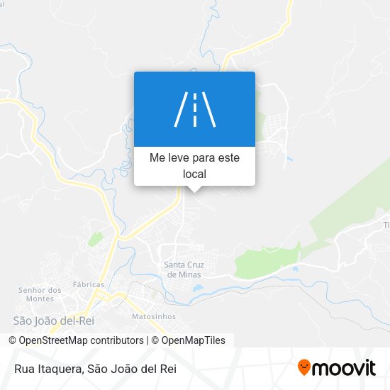Rua Itaquera mapa