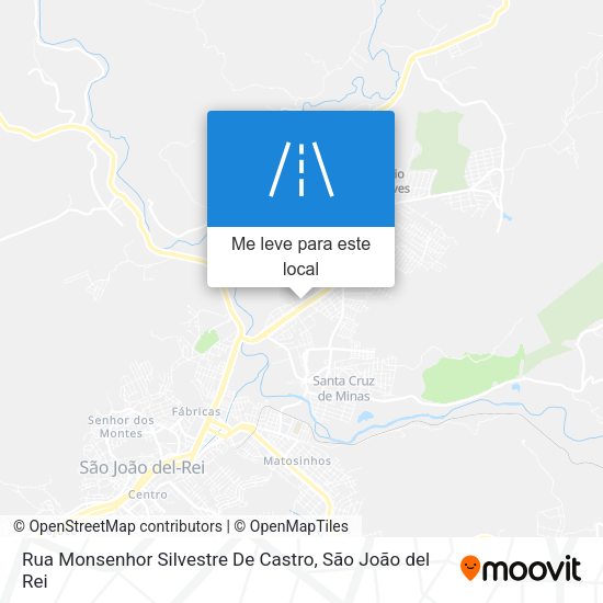 Rua Monsenhor Silvestre De Castro mapa