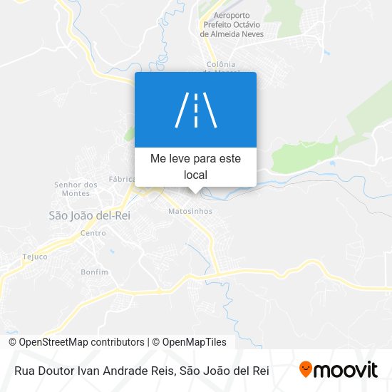 Rua Doutor Ivan Andrade Reis mapa