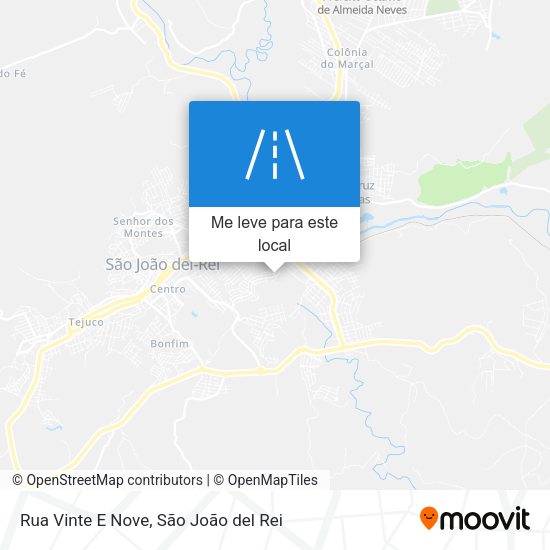 Rua Vinte E Nove mapa