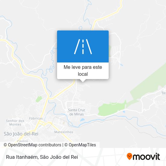 Rua Itanhaém mapa