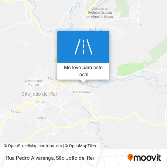 Rua Pedro Alvarenga mapa