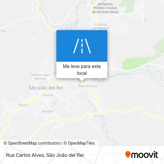 Rua Carlos Alves mapa