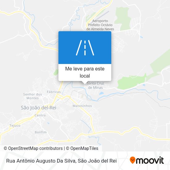 Rua Antônio Augusto Da Silva mapa