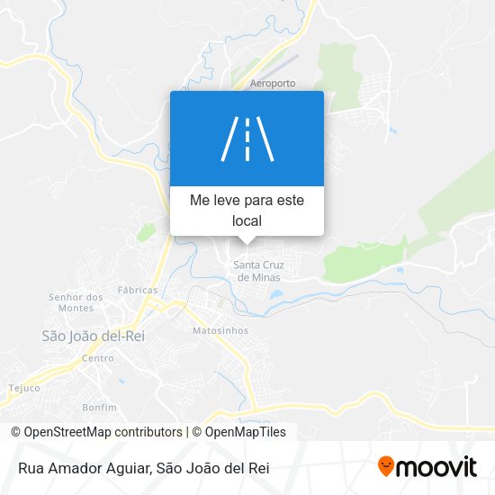 Rua Amador Aguiar mapa