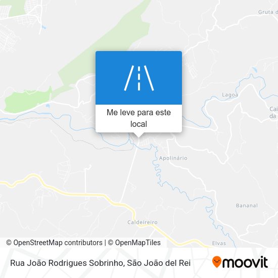 Rua João Rodrigues Sobrinho mapa