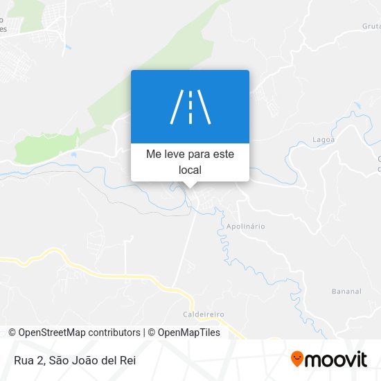 Rua 2 mapa