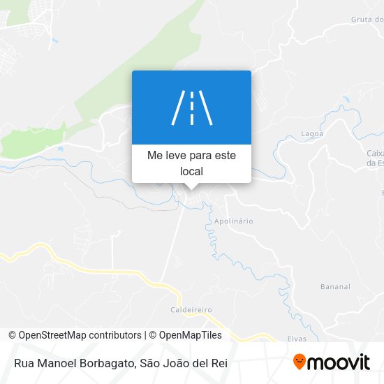 Rua Manoel Borbagato mapa