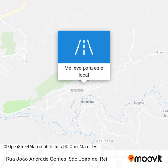 Rua João Andrade Gomes mapa