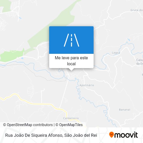Rua João De Siqueira Afonso mapa