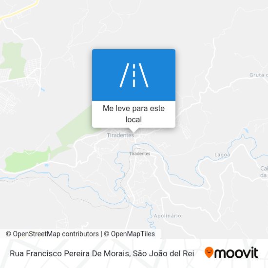 Rua Francisco Pereira De Morais mapa