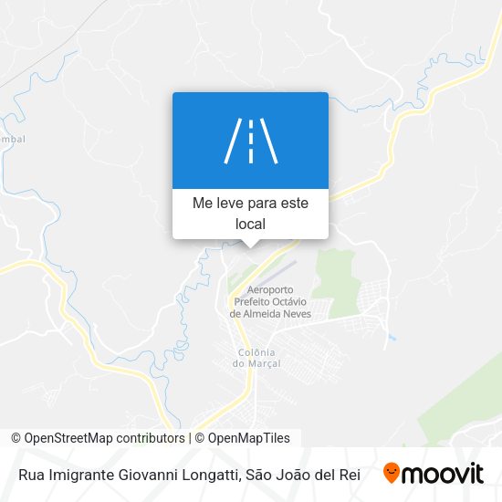 Rua Imigrante Giovanni Longatti mapa