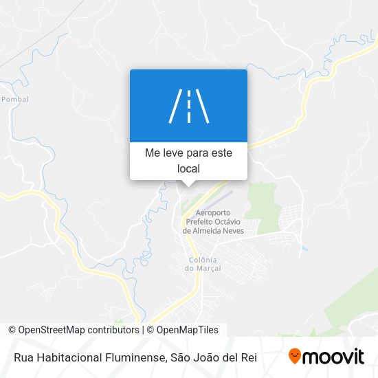 Rua Habitacional Fluminense mapa
