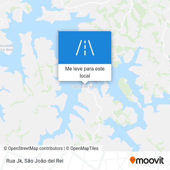 Rua Jk mapa
