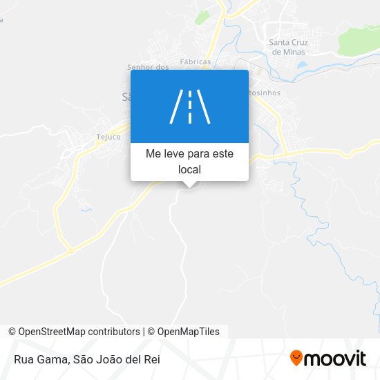 Rua Gama mapa