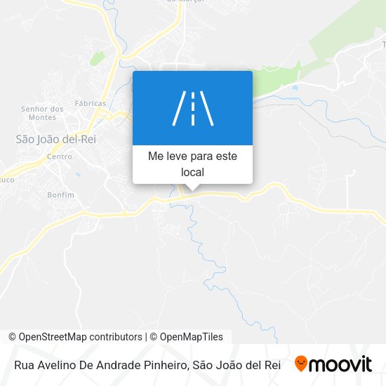 Rua Avelino De Andrade Pinheiro mapa