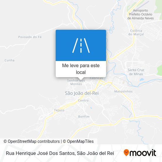 Rua Henrique José Dos Santos mapa