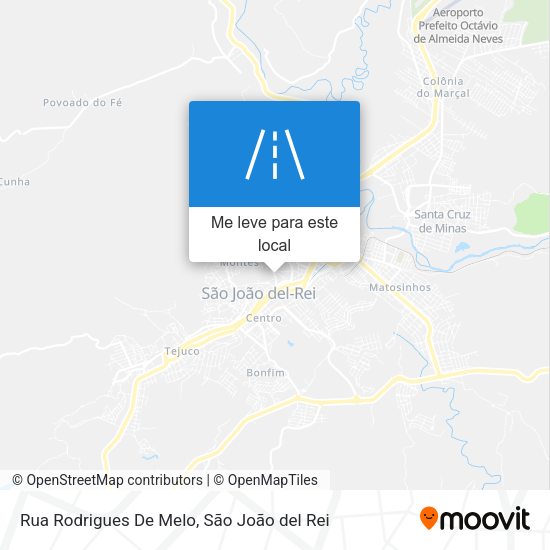 Rua Rodrigues De Melo mapa