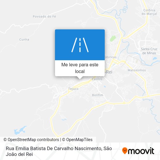 Rua Emília Batista De Carvalho Nascimento mapa
