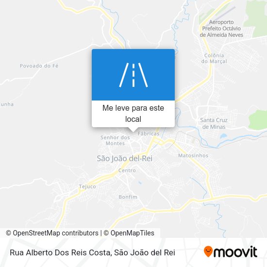Rua Alberto Dos Reis Costa mapa