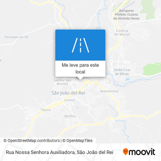 Rua Nossa Senhora Auxiliadora mapa