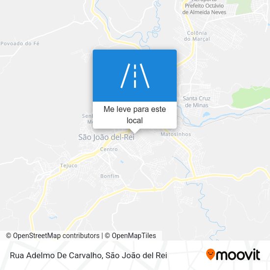 Rua Adelmo De Carvalho mapa