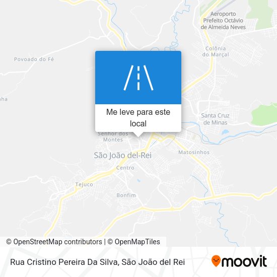 Rua Cristino Pereira Da Silva mapa