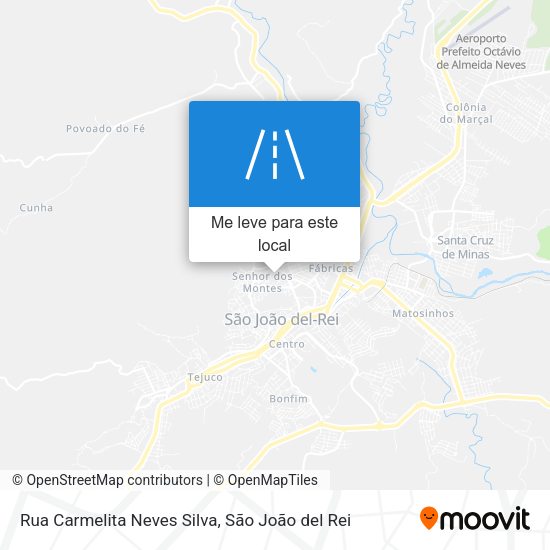 Rua Carmelita Neves Silva mapa