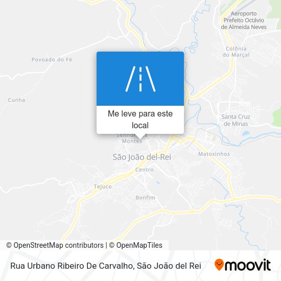 Rua Urbano Ribeiro De Carvalho mapa