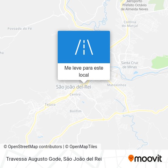 Travessa Augusto Gode mapa